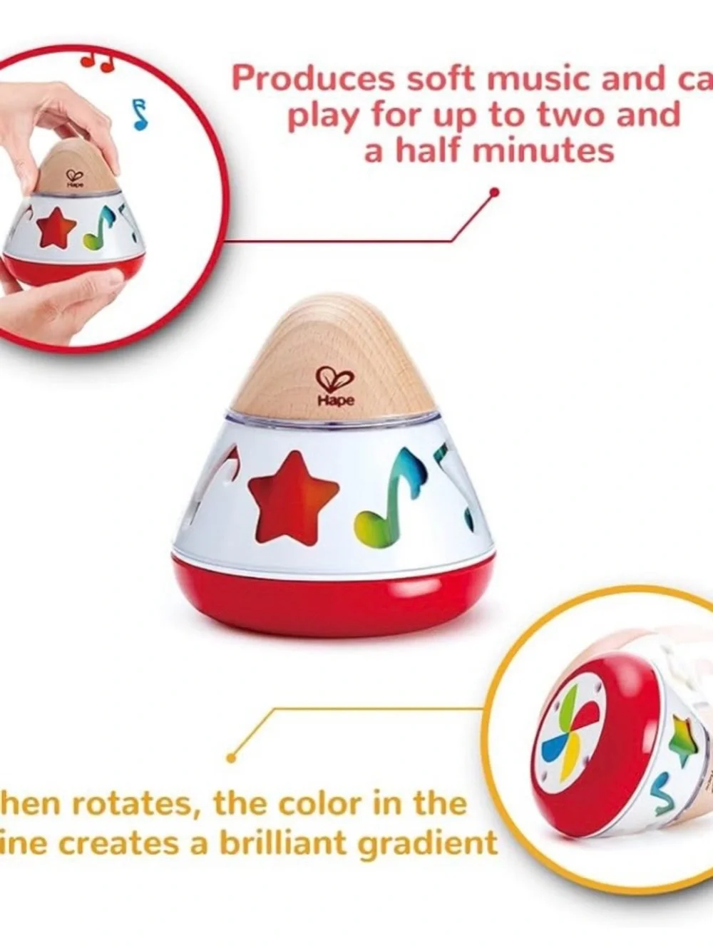 Hape rotating music